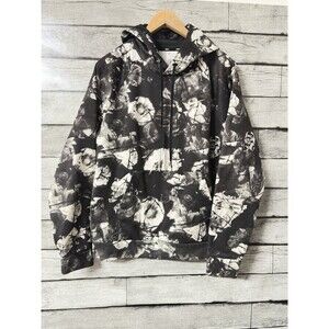 Nike Mens Large Therma-Fit Training Hoodie Black Floral DQ4836-010 Size Small